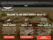 Tablet Screenshot of greatharvest.com